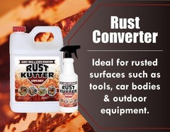 Rust Kutter Rust Converter Gallon Stops Rust Converts Spots Leaves Primed