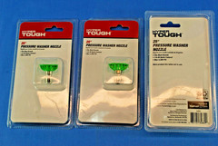 (LOT OF 3) Hyper Tough 25 ° Nozzle Fit Most Electric & Gas Pressure Washer 1/4″