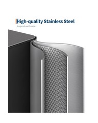 GarveeHome 60L/16 Gal Dual Compartment Trash Can, Stainless Steel Kitchen Gar…