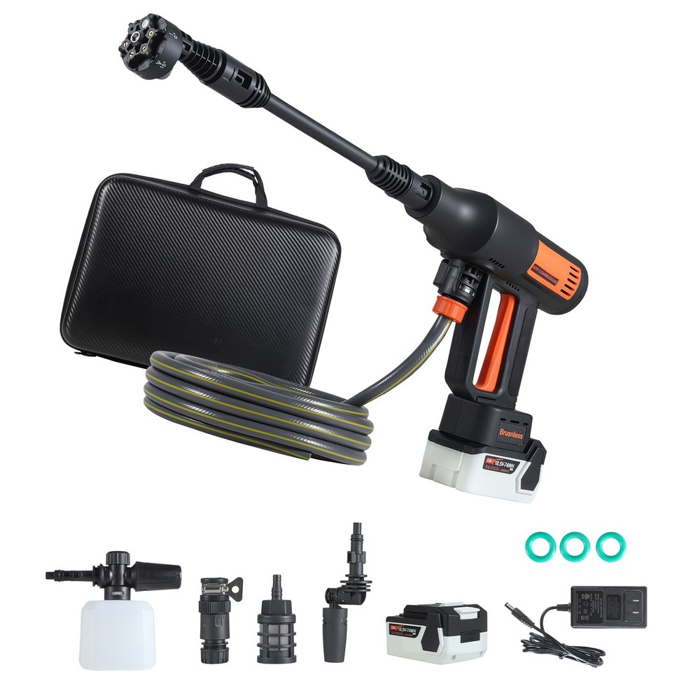 Cordless Pressure Washer 1200PSI Portable with Brushless Motor Dual Batteries 6