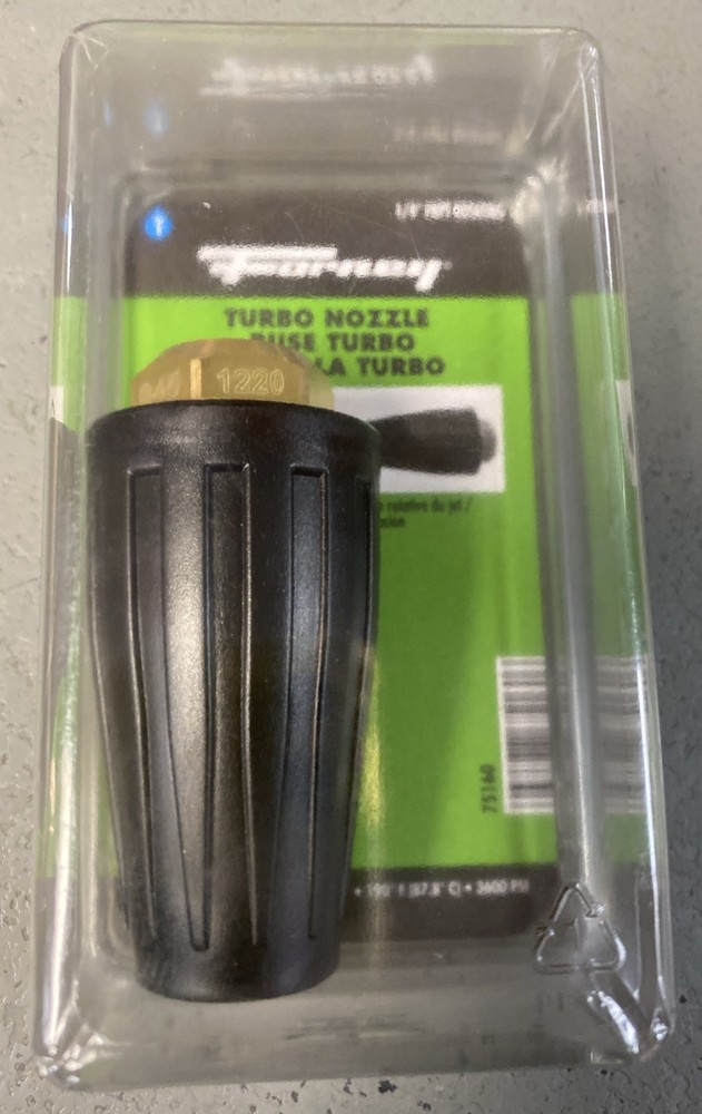 Forney 75160 3600 PSI 25 Degree 1/4 in. Rotating Turbo Nozzle 4.5 mm Orifice