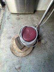 Minuteman Front Runner 1500 Electric Floor Burnisher, broken Rotating Handle