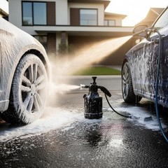 Pneumatic Foam Bottle Continuous Spray Lock Multi-Purpose Cleaning Sprayer