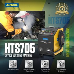 AUTOOL® HTS705 DRY ICE Blasting Machine For Car Ships Cleaning Equipment 110V US