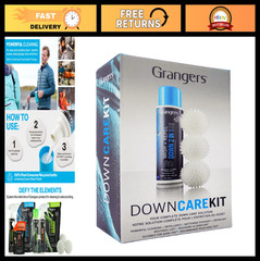 Down Care Kit – Wash & Repel for Down Jackets + 3 Reusable Dry Balls, 10 oz