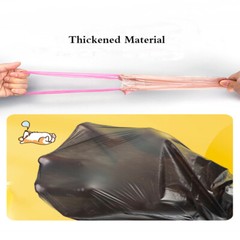 4 Gallon Trash Bags Drawstring Ultra Strong Tall Kitchen Trash Bags 75 Count