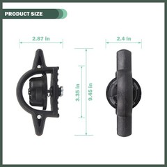Tie Down Bed Cleat for Toyota Tacoma 2005-2021 & Tundra 2007-2021, for Deck R…