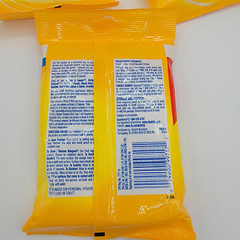 Lysol Wipes Travel Pack 15ct per Pack, Lemon & Lime Scent, 3 packs (45 wipes)