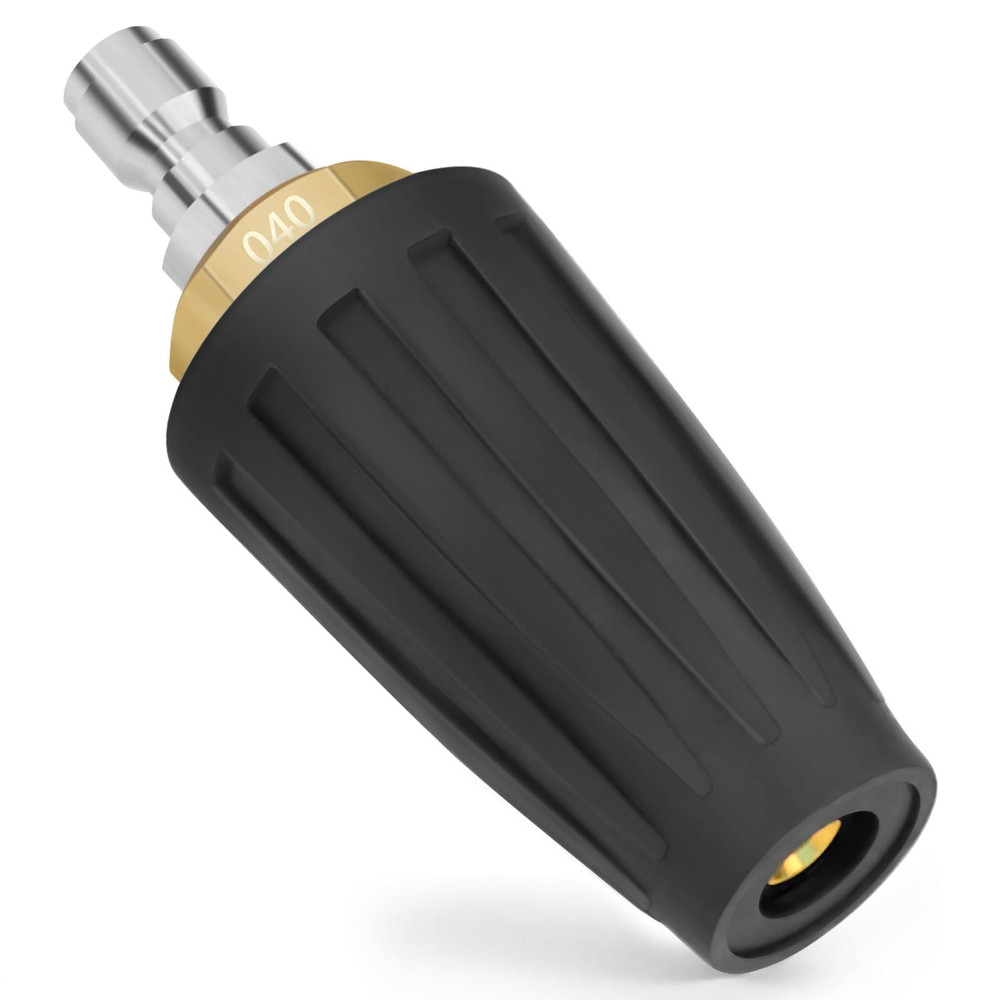 Pressure Washer Tips Turbo Nozzle 4000 PSI Max Rotating Black