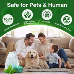 Mouse Rodent Repellent,25 Pack Peppermint Oil Traps for Rat 25, Green
