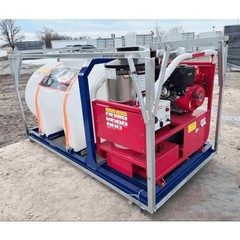 4000PSI Hot Water Pressure Washer w/ Tank 436 Gal on Skid SH-4000 Commercial