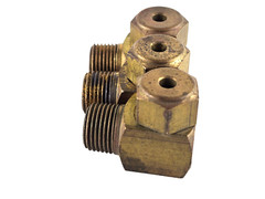NEW Steinen TSM 503 Brass 90DEG Solid Cone Spray Nozzle, 3-Piece Design Lot of 3