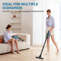Cordless Vacuum Cleaner for Makita 18V LXT Battery, Handheld Blue
