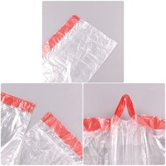 Morcte 3 Gallon Small Clear Trash Bags, Drawstring Garbage Bag, 108 Count