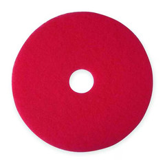 3M Red Buffer Pad 5100 17″ Floor Buffing Cleaning Pads 5/Case 61500035938
