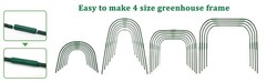 67 Pcs Garden Netting Kit, 10×25 Ft Ultra Mosquito Bird Netting with 6 Hoops &
