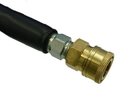 PROPULSE, UBERFLEX 4,000 PSI Blue Flexible & Light Weight Hose w/QC Couplers