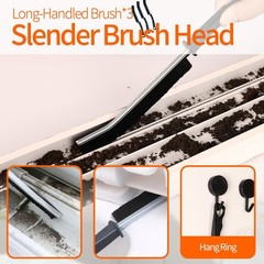 14 Pcs Black Window Track Cleaner Tools Groove Cleaning Brush Set