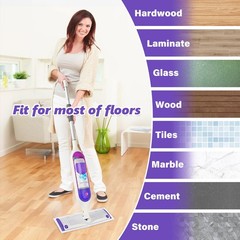 EHADOO Mop Pads Refills for Swiffer Power Mop: 20 Pcs Wet Dry 20