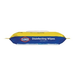 Clorox 31404 8″ x 7″ 1-Ply Disinfecting Wipes – Lemon Scent White (6/CT) New