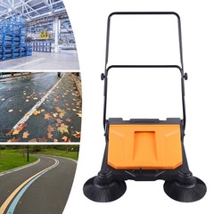 26″ Area Floor Push Sweeper Large Commercial Industrial Floor Clean Tool Outdoor