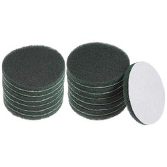 15pcs Drill Power Brush 4 Inch Tile Scrubber Scouring Pads 400-600 Grit