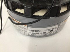 AMETEK LAMB 116036-13 Vacuum Motor,110.5 cfm,349 W,240V 4M952