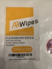 3 QTY AAWipes Cleanroom Cloth Wipes 9″x9″ (150 Pcs per bag) CPS11009