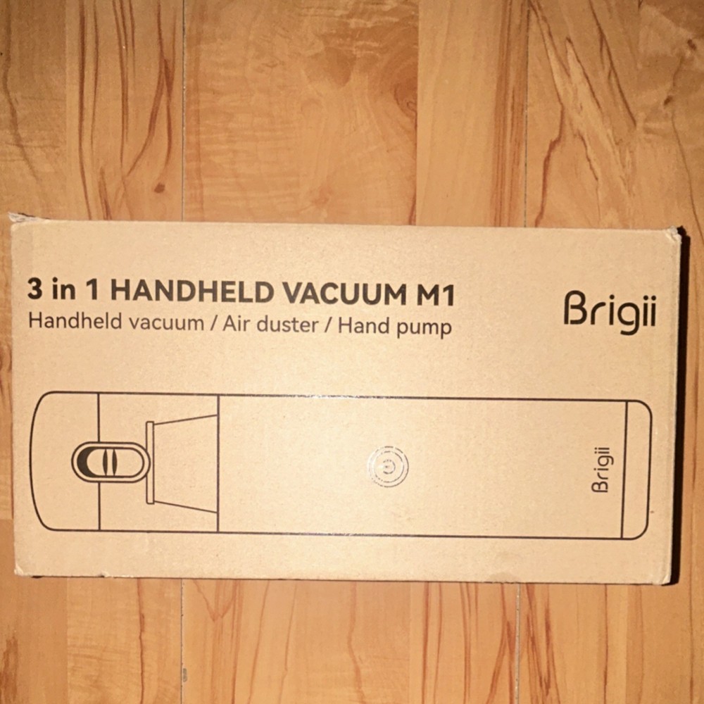 Brigii M1 Cordless Handheld Vacuum Air Duster Hand Pump Portable 3-in-1