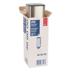 Tork 466000 4.25″ x 4.25″ x 11.38″ Manual Dispenser – Stainless Steel New