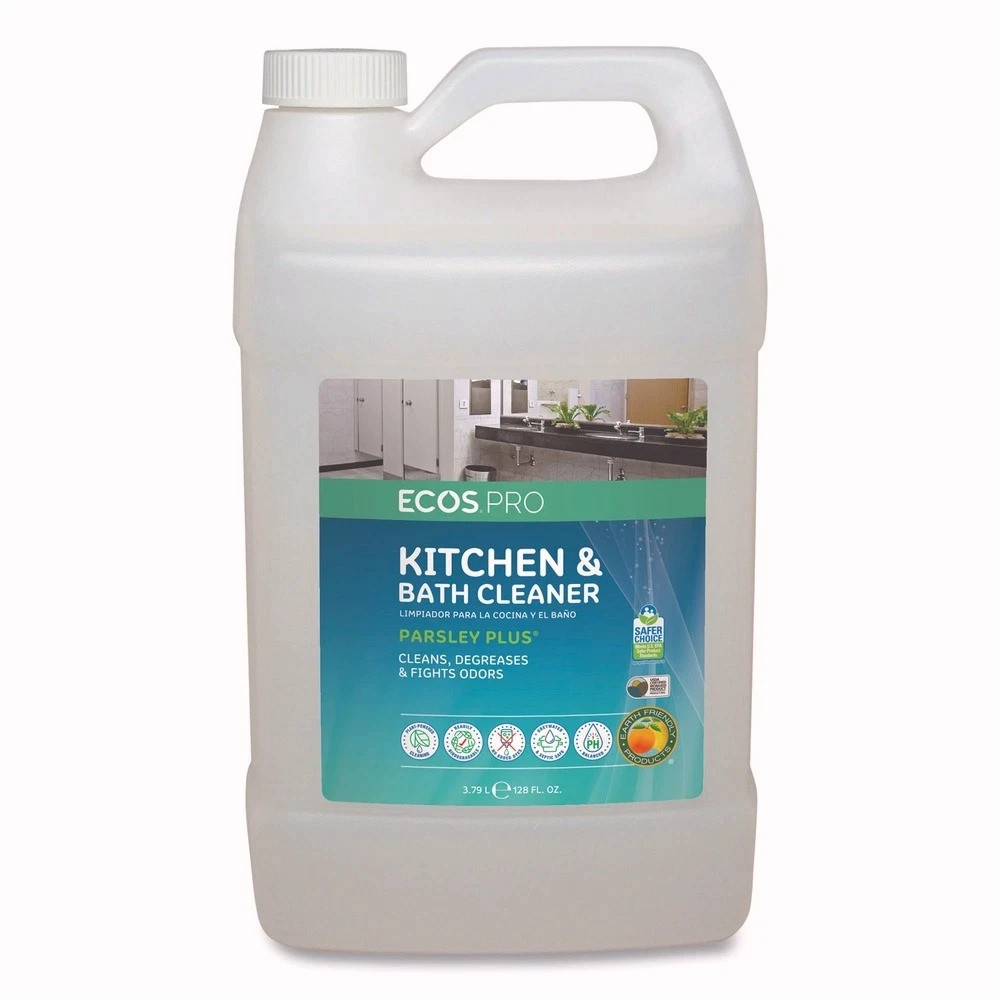 ECOS PRO PL974604EA 1-Gal Bottle Kitchen & Bathroom Cleaner – Herbal New
