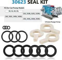 Caterpillar Construction Pump Series Matches Complete Oil Seal Repair Pack 30623