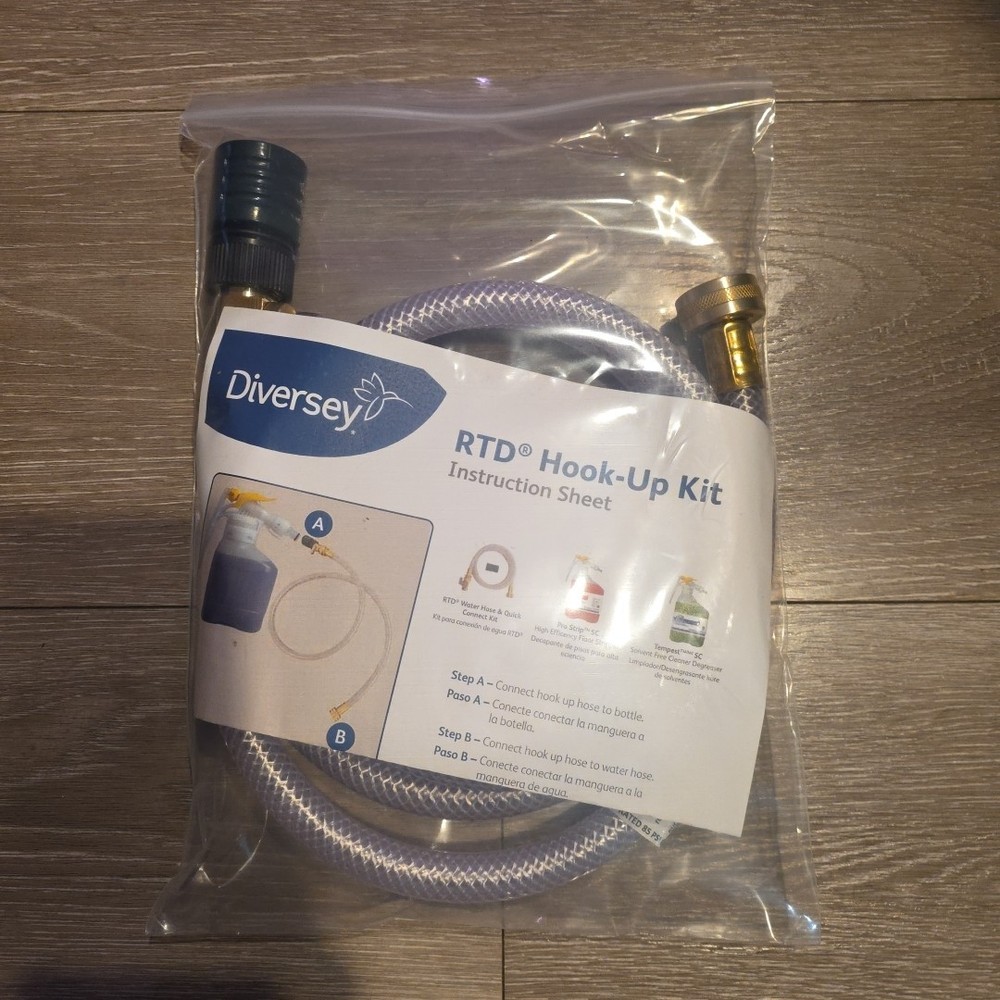 Solenis Diversey RTD Water Hook-Up Kit D3191746 New Sealed Free Ship