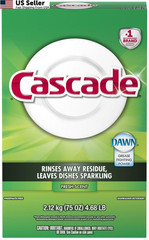 Cascade 34036 Dishwasher Detergent Powder, 75 Oz 75 Ounce