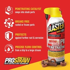 B’laster PB Blaster Penetrating Oil Spray Breaks Free Rusted or Frozen Bolts