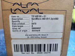 🤠 NEW ALFA LAVAL SANIMICRO ROTARY SPRAY HEAD 360° 17.2MM CLIP-ON TE14B100-01