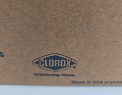 3 Pack Case Clorox Disinfecting Wipes 75ct 225 Total Fresh Scent Kills 99.9%