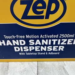 Zep Hand Dispenser Touch-Free Motion w/ Stand 84.54 Oz TFHSU-1- 2500PL NEW