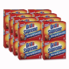 Brillo 23306 Strip and Shine 2.5″ x 2″ Steel Wool Balls – Gray (24/Carton) New
