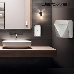 2Pack JETWELL Upgrade HEPA Filter HighSpeed StainlessSteel Coml Auto Hand Dryer
