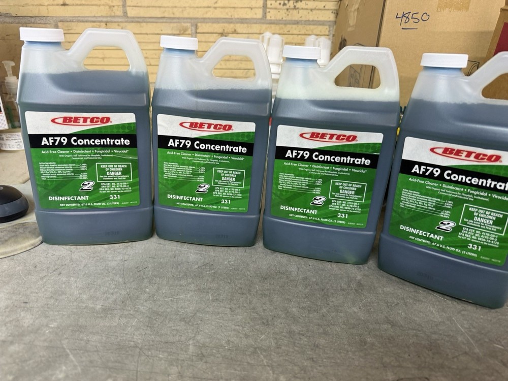 NEW Betco AF79 Concentrate Disinfectant 331 (4 Pack)