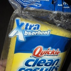 Quickie 9″ x 4″ Mop Head Yellow Type M Microban Xtra Absorbent Refill Sealed NEW
