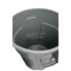 Rubbermaid 20 Gal Green Round Trash Can Polyethylene, 22.88″ High