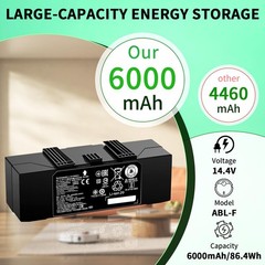 Lcenerga 6000Mah Abl-F For Irobot Battery Replacement For Irobot Roomba J7 J7
