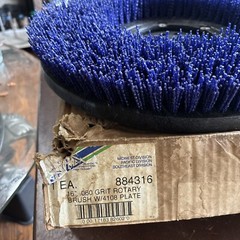 884316 16 Inch 060 Grit Rotary Brush With 4108 Plate Free Shipping
