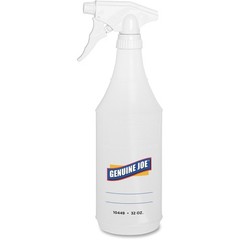Genuine Joe Adjustable Spray Bottle – 1 Quart – Clear – Plastic (GJO10449)