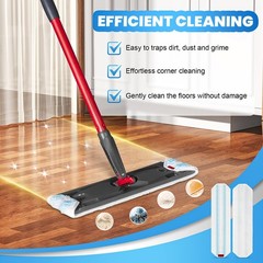 3 Pack Replacement Mop Pads for O-Cedar H2prO Flat System, 3 Pcs, White