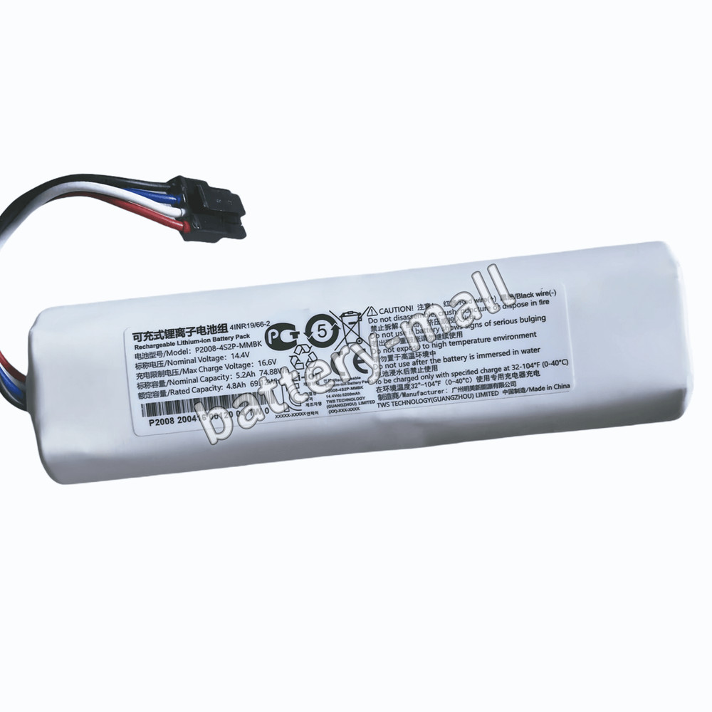 New Original P2008-4S2P-MMBK 5200mAh Battery for Dreame L10 Pro, D9, F9 Cleaner