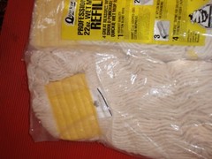 2 NEW PROFESSIONAL WET MOPS JANITORIAL SUPPLIES CLEANING QUICKIE 22 OZ. REFILL