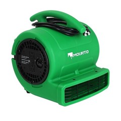 MOUNTO 1/4HP 1000CFM Air Mover Floor Blower Fan for Drying, Cooling, Circulation
